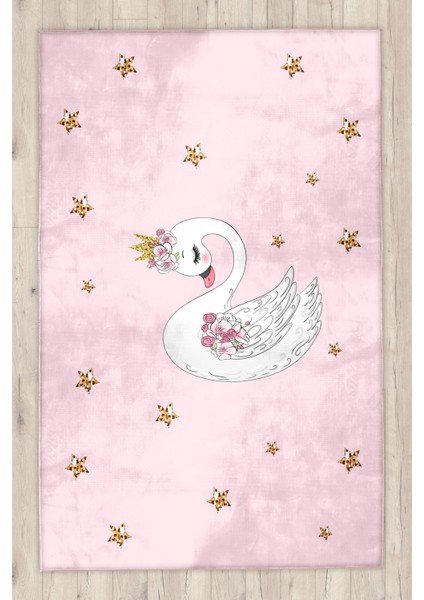 Sevimli Kuğu Bambu Çocuk Halısı fiyatları