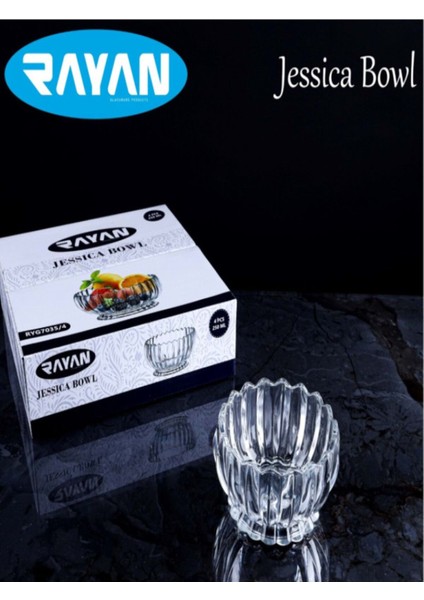 Beyaz Cam Ayaklı 250ML Kase, Çerezlik, Şık ve Zarif Tasarım
