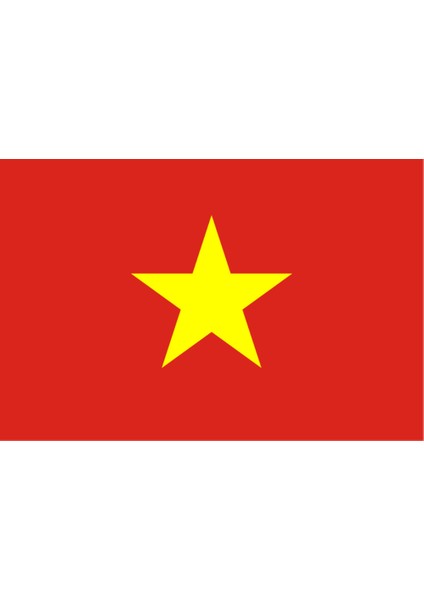 Vietnam Ülke Bayrağı 45X30CM Duvar Tablosu Çerçevesiz Pvc Tablo