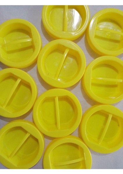 10 Adet Renkli Turşu, Salça, Peynir Bidon Kapağı Seti modelleri