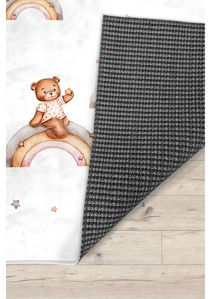 Ayıcıklı Bambu Bebek Çocuk Halısı modelleri