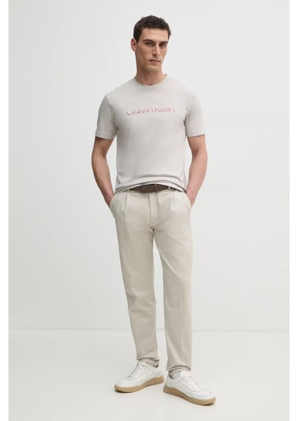 Ck K10K114155 Raısed Ombre Embroıdery Erkek Tshirt modelleri