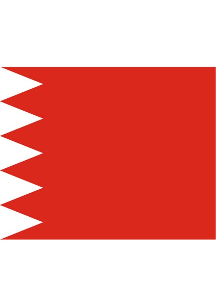 Bahreyn Ülke Bayrağı 45X27CM Duvar Tablosu Çerçevesiz Pvc Tablo