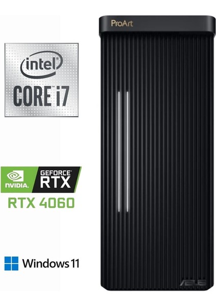 Proart PD500TC 711700180X-091 I7-11700 128GB 2tb+2tb Rtx 4060 8gb Windows 11 Pro Masaüstü Bilgisayar