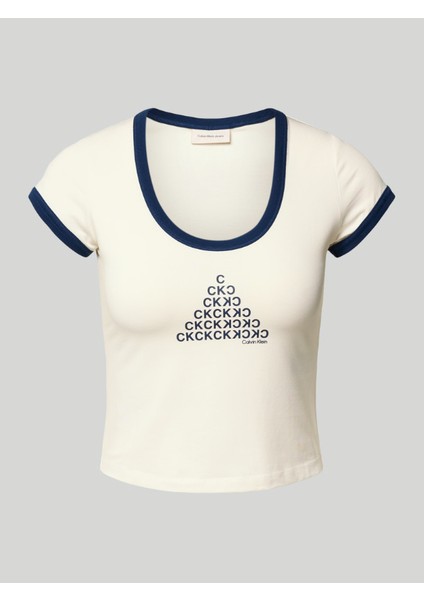 Ck LV047C258G Ss Pıma Co Graphıc Scp Nk Baby T Kadın Tshirt indirimleri