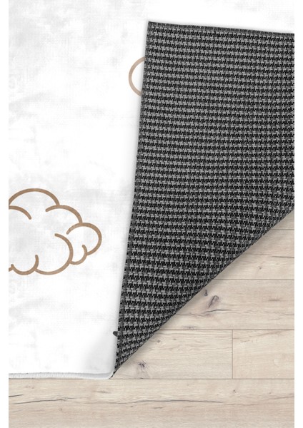 Bulutlu Balonlu Bambu Çocuk Halısı modelleri