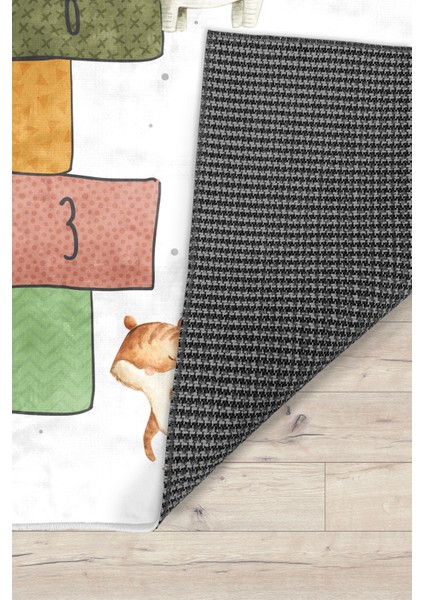 Sevimli Hayvanlar Bambu Çocuk Halısı modelleri