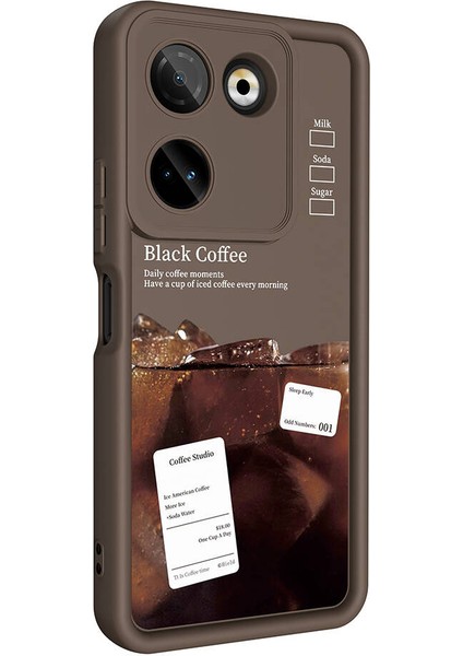 Plus Serisi Tecno Camon 20 Pro 4g Koyu Kahve Kapak