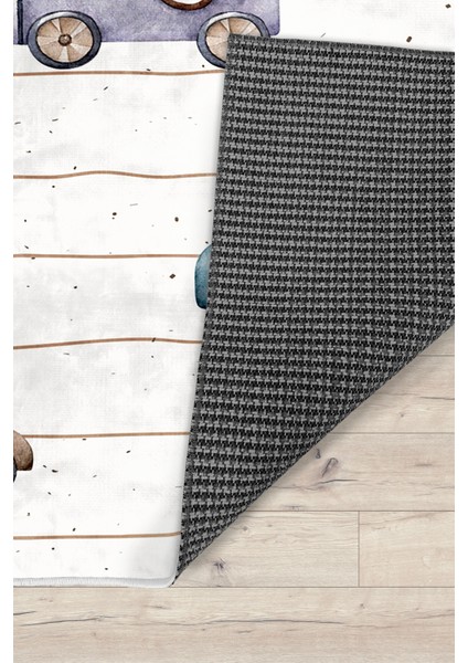 Sevimli Arabalar Bambu Bebek Çocuk Halısı modelleri