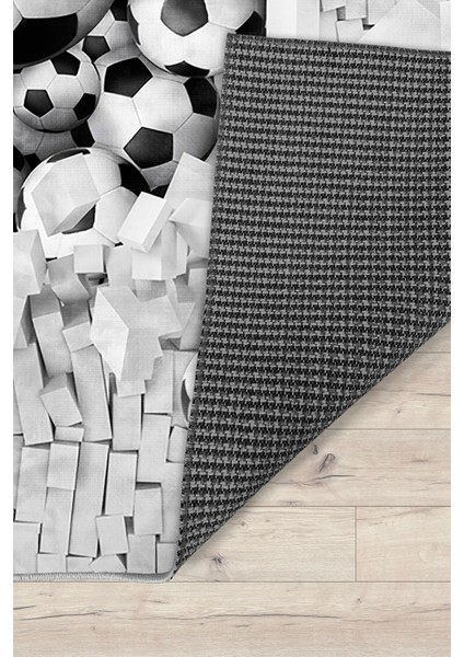 Futbol Topu Bambu Çocuk Halısı modelleri