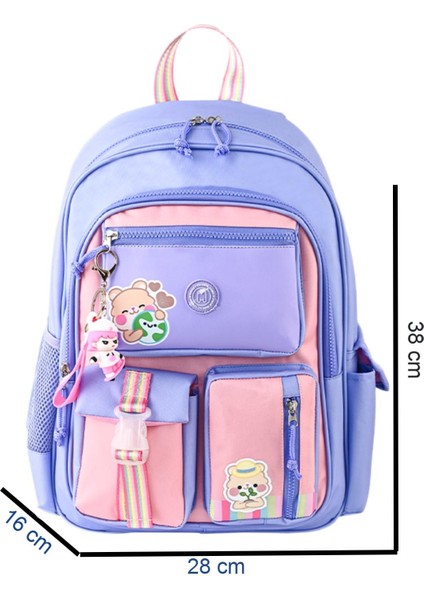 Muggle 3 Bölmeli Funny Okul Sırt Çanta Seti (Çanta+Beslenme Çantası+Kalemlik) fırsatları