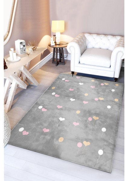 Kalpli Bambu Çocuk Halısı