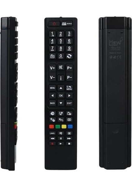 Hey Küçük Kalıp Vestel Netflix - Youtube - Play Tuşlu LCD LED Tv Kumanda RC4848F Rc5 30094759