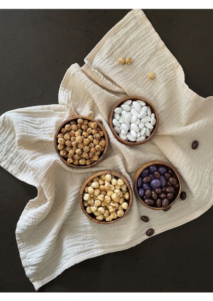 Kahverengi Akasya Çerez Kasesi Seti, Şık ve Kullanışlı Tasarım indirimleri