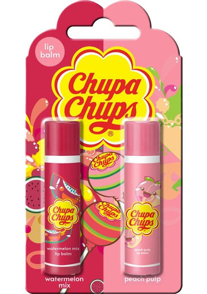 Dudak Lip Balm 2li Karpuz ve Şeftali 300ML Kiraz Kokulu Duş Jeli Hediyeli modelleri
