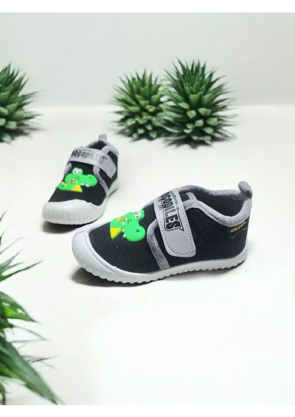 Tam Ortopedik Cırtlı Ayarlanabilir Kaymaz Taban Timsah Figürlü Kreş Anaokulu Ev Panduf modelleri