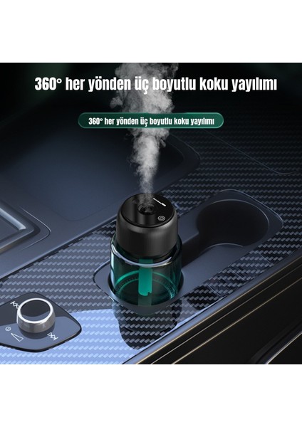 160 ml Araç ve Ev Kullanıma Uygun Akıllı Buharlı Koku Difüzörü | Uzun Süreli Bitkisel Esans fiyatları