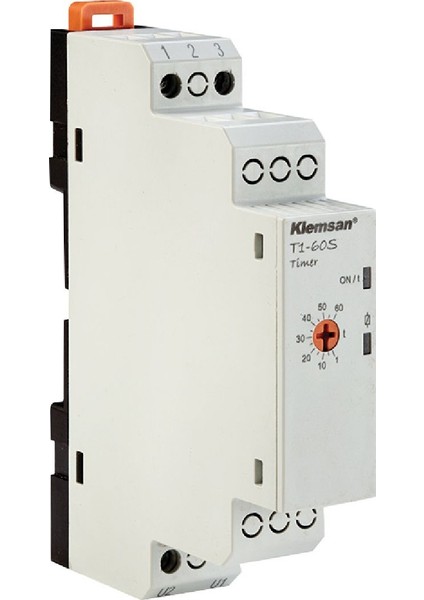 T1-30S ,ray/dın 24V..220VAC/DC KONTAK-1A1K 30-Sn Zaman Röle