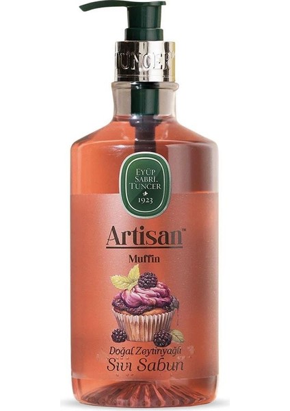 Eyüp Sabri Tuncer Artisan Doğal Zeytinyağlı Sıvı Sabun 600 ml Muffin