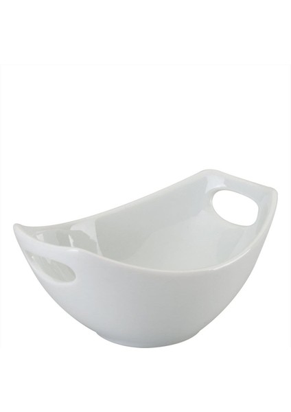 Turuncu 11 cm Porselen Kase, Şık ve Hafif Tekli Sunum Için Ideal