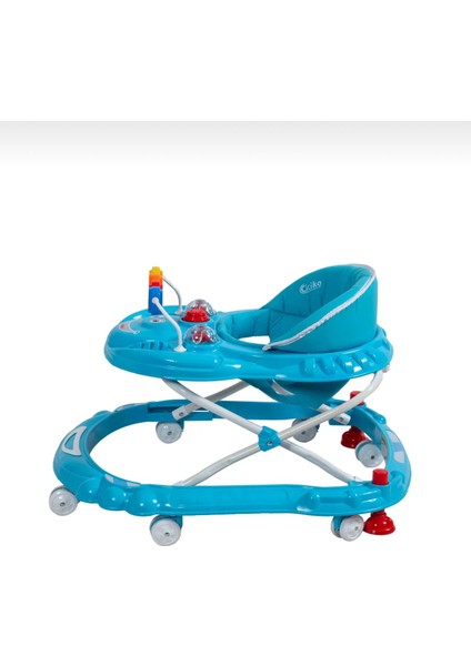 BabyStep Pro Oyuncaklı Yürüteç | Öğretici ve Eğitici | Stoplu Turkuaz Yürüteç modelleri
