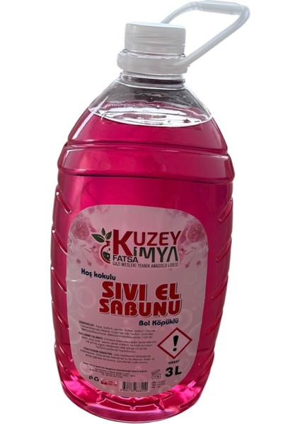 Hoş Kokulu Bol Köpüklü Sıvı El Sabunu 3 Litre