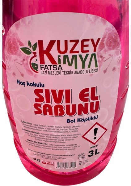 Hoş Kokulu Bol Köpüklü Sıvı El Sabunu 3 Litre fırsatları