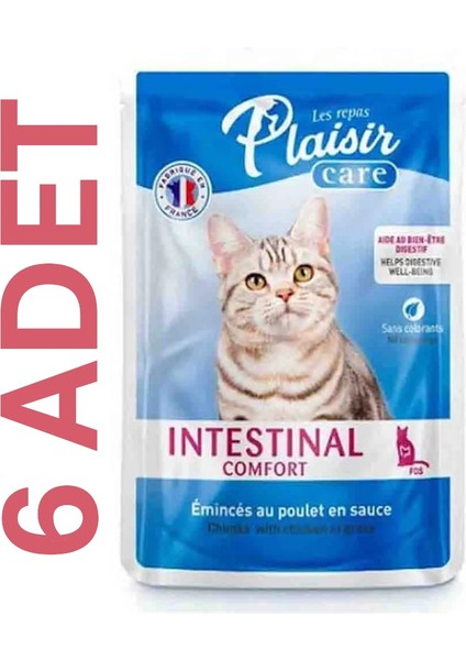Care Intestinal Comfort Sos Içinde Tavuklu Yetişkin Kedi Konservesi 6*85 Gr(6 Adet)