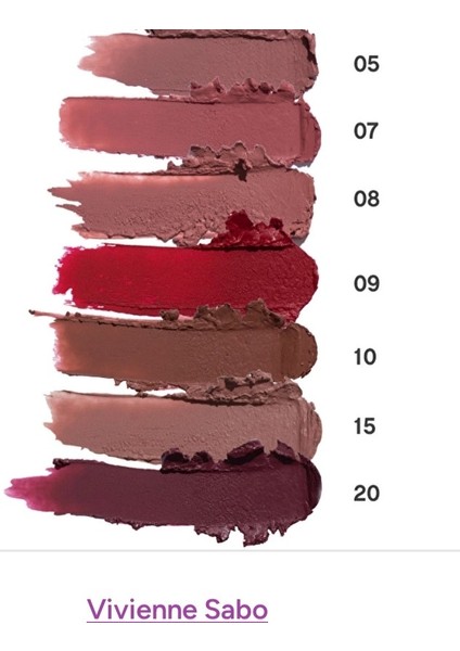 Vivienne Sabo Nude Createur Lipstick 09 Dusty Rose - Creamy Texture & Flawless Coverage indirimleri