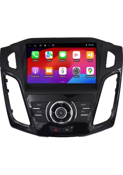 Ford Focus 3-3.5-4 ( Siyah Izgaralı)2k Görüntü Kalitesi Android 15 Multimedya Sistemi 8+256 Myway (2011-2018) modelleri