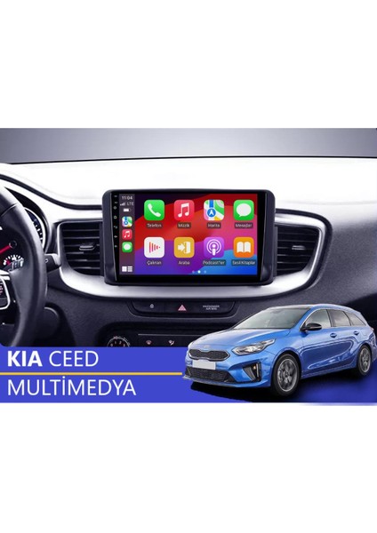 Kia Ceed 2k Çözünürlükte Ekran Android 15 Multimedya Sistemi 8+256 Myway (2018-2021)