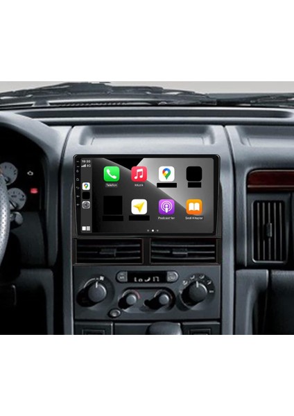 Jeep Cherokee 2k Çözünürlükte Ekran Android 15 Multimedya Sistemi 8+256 Myway (1998-2004)
