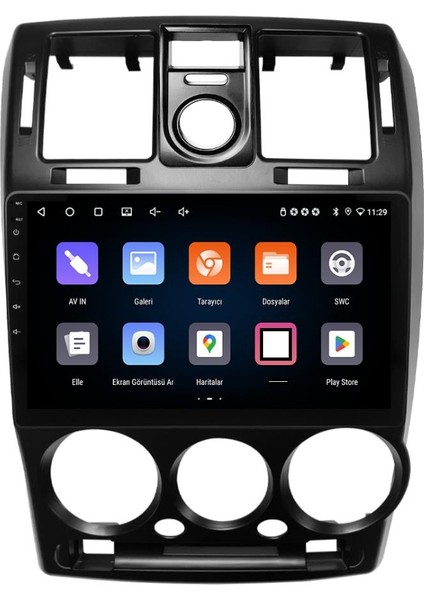 Hyundai Getz 2k Çözünürlükte Ekran Android 15 Multimedya Sistemi 8+256 Myway (2002-2011) modelleri