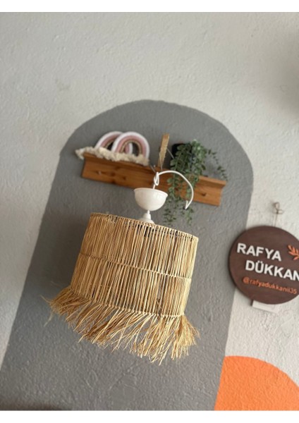 Bej Renkli Şık Rafya Avize ile Evinize Sıcaklık Katın fırsatları