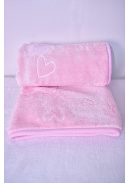 Yeşil Peluş Bebek Battaniyesi 100X120 Cm, Yumuşacık ve Şık Tasarım