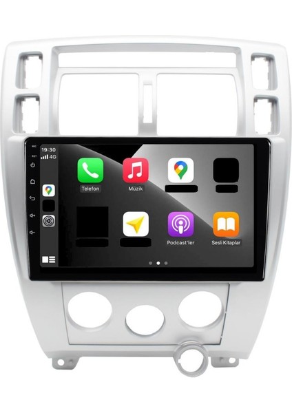 Hyundai Tucson 2k Çözünürlükte Ekran Android 15 Multimedya Sistemi 8+256 Myway (2004-2010) fırsatları