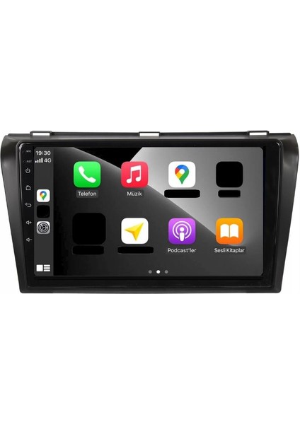 Mazda 3 2k Görüntü Kalitesi Android 15 Multimedya Sistemi 8+256 Myway (2004-2009) fırsatları