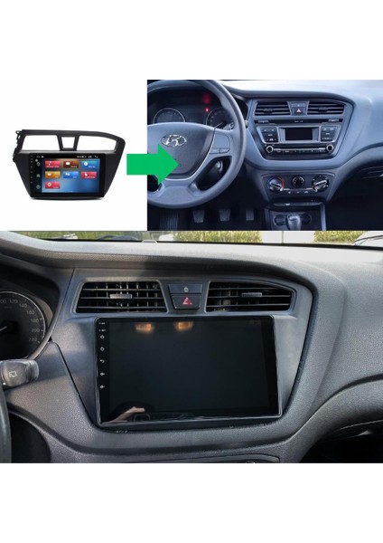 Hyundai I20 2k Çözünürlükte Ekran Android 15 Multimedya Sistemi 8+256 Myway (2014-2017)