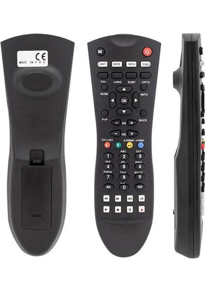 Dıgıturk Plus 8002 Siyah Oval Uydu Kumandası