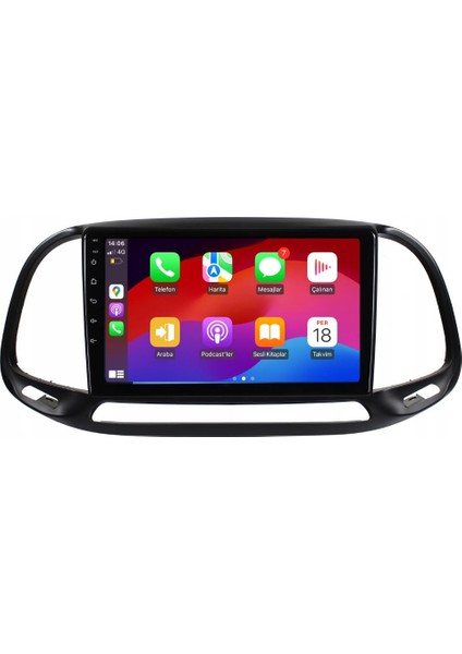Fiat Doblo 2k Görüntü Kalitesi Android 15 Multimedya Sistemi 8+256 Myway (2016-2022) modelleri