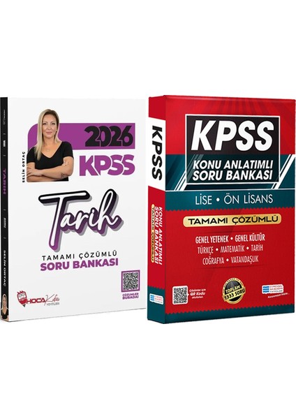 2026 Kpss Tarih Soru Bankası Selin Ortaç - Lise Önlisans Konu Ant. Soru