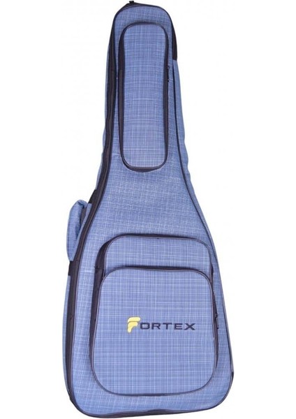AGG-450-LBL Fortex 450 Serisi Akustik Gitar Çantası Light Blue