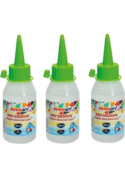 Evenart Sıvı Silikon 60 ml ( Üç Adet )