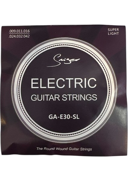 Elektro Gitar Teli 09-42 GA-E30 Sl