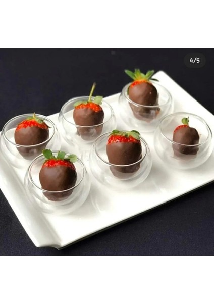 6'lı Turuncu Çift Çidarlı Mini Sunumluk, Şık ve Kullanışlı Kahvaltılık Seti modelleri