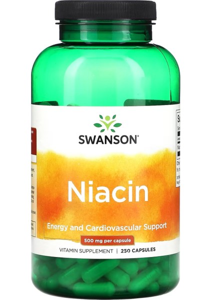 Niacin 500 mg 250 Kapsül