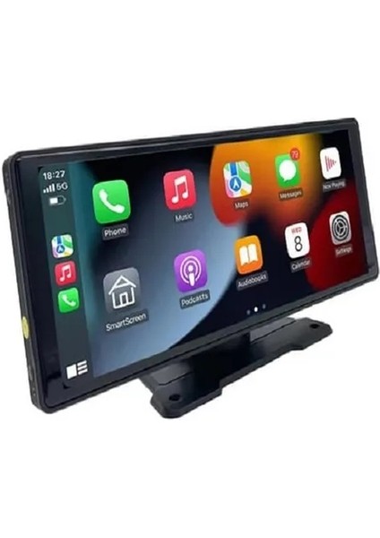 Taşınabilir Araç Multimedya Ekranı | Hd Dokunmatik Oto Ekran | Carplay & Android Auto Destekli
