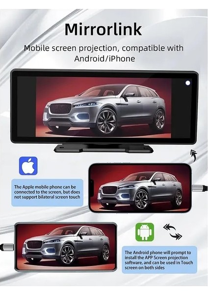 Taşınabilir Araç Multimedya Ekranı | Hd Dokunmatik Oto Ekran | Carplay & Android Auto Destekli modelleri