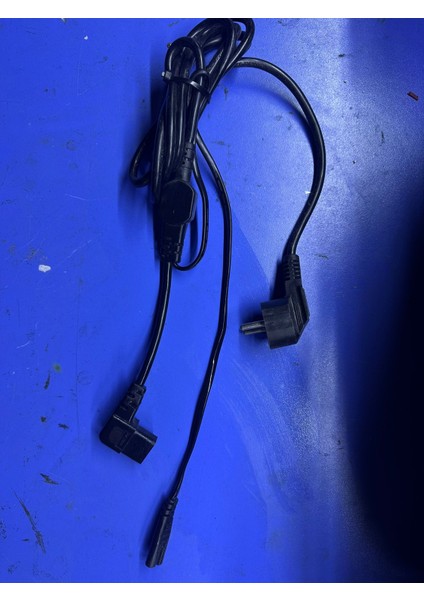 Tek Priz Çift Çıkış Teyp ve Kasa Uç Güç Çıkış 1.8 mt Power Kablo Bilgisayar LCD Tv Projeksiyon 1.8 Metre