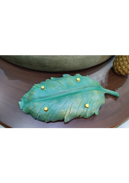 Tropikal Yaprak Tabak ( Polyester 43 Cm- 19 cm ) modelleri